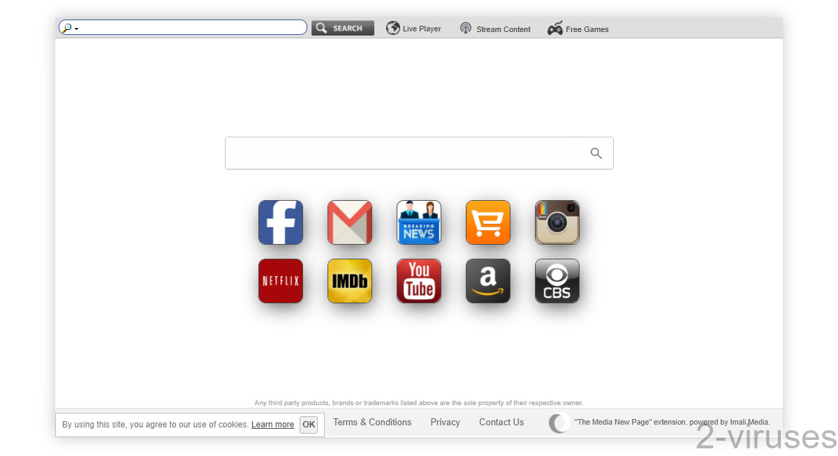 MediaNewPageSearch page shares appearance with many other hijackers.