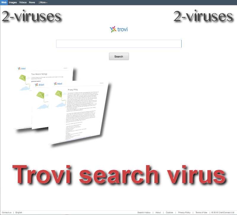 Trovi search virus remove