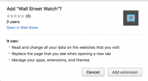 Wall Street Watch add-on