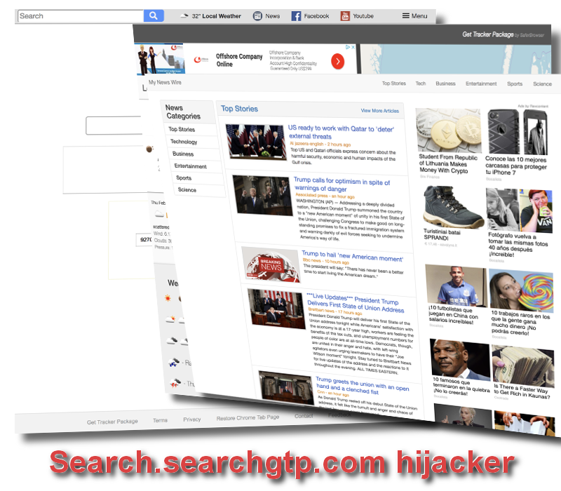 Search.searchgtp.com hijacker remove