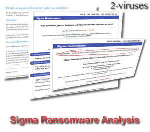 Sigma Ransomware Analysis