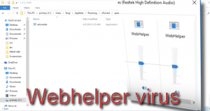 Webhelper virus