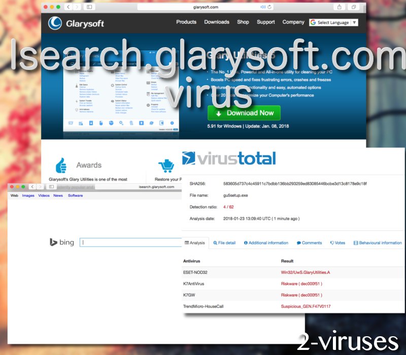 Iseach.glarysoft.com virus 