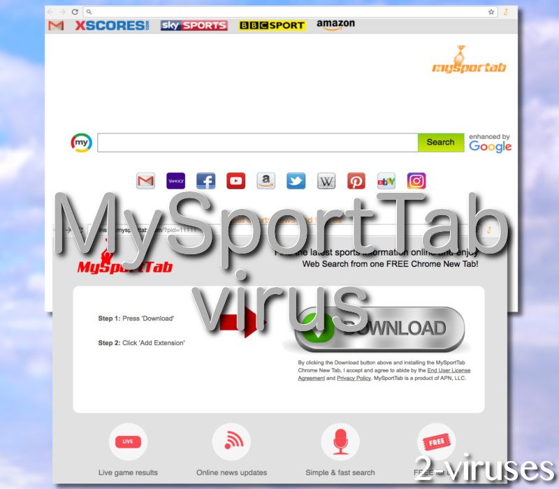 MySportTab virus