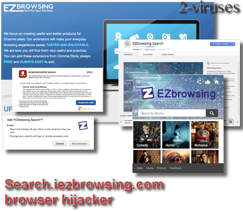 Search.iezbrowsing.com browser hijacker