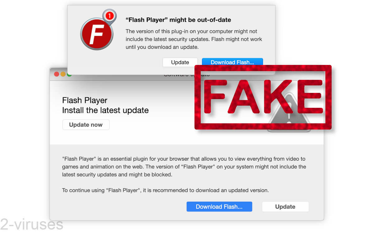 remove fake adobe flash update virus mac