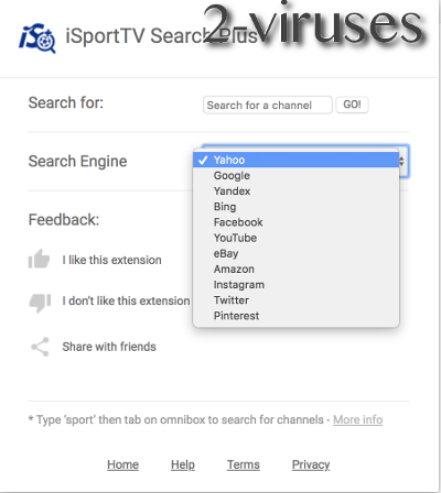 iSportTV Search Plus Select search engine