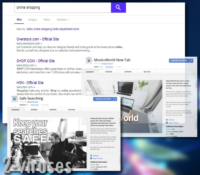 Theappzworld.com virus