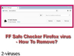 FF Safe Checker Firefox virus