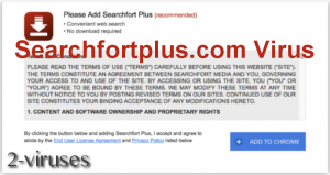 Searchfortplus.com hijacker virus
