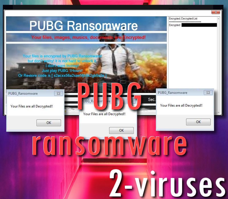 PUBG ransomware How to remove 2 viruses com PUBG ransomware How to remove 2 viruses com