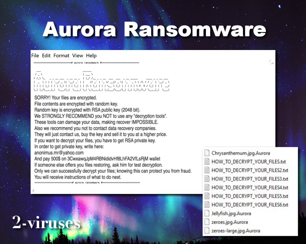 Aurora ransomware virus