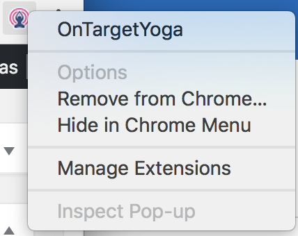 removing from chrome