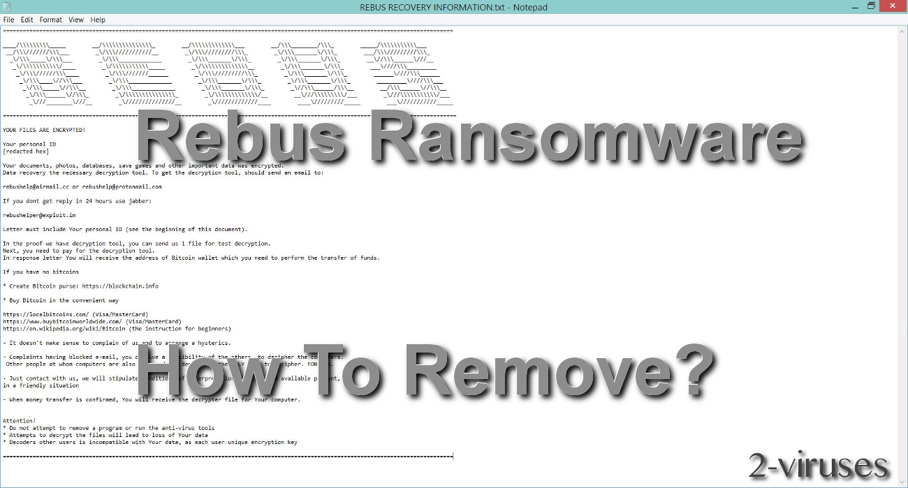 rebus virus remove