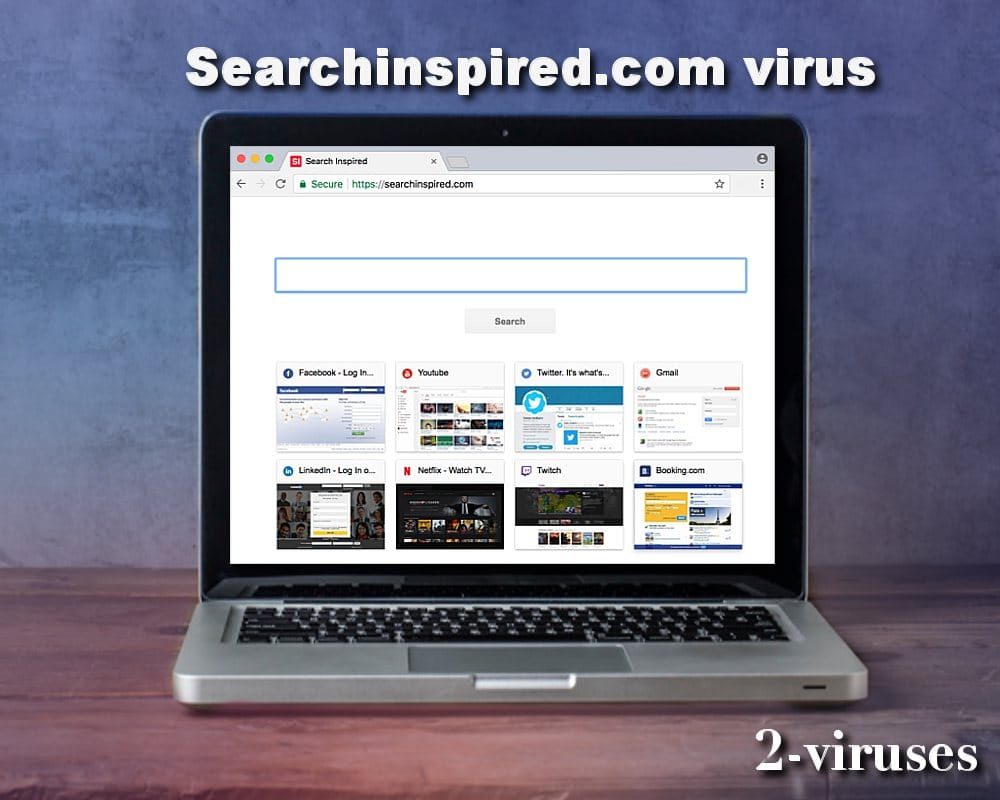 SearchInspired virus browser hijacker