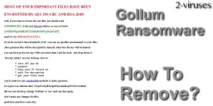 Gollum Ransomware