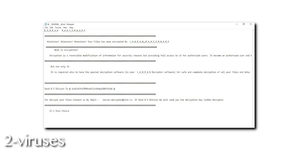 lanran ransom note
