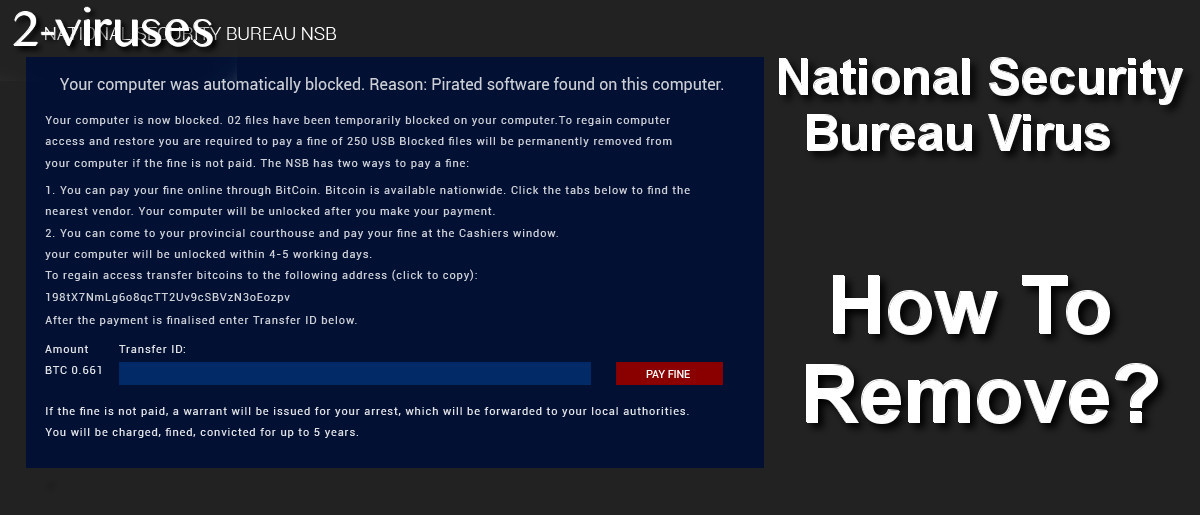 National-Security Bureau Virus remove