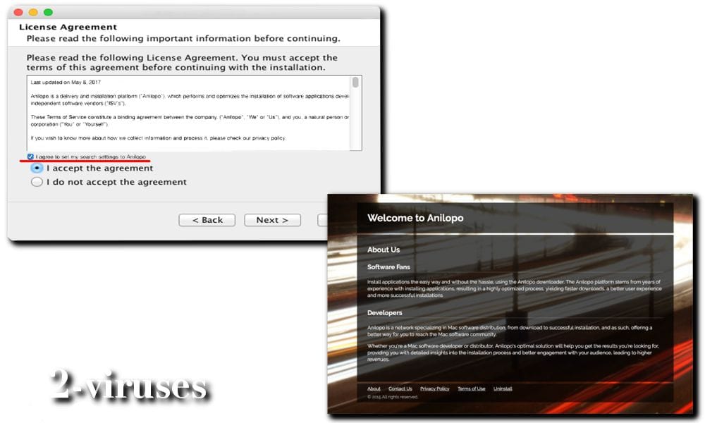 anilopo browser hijacker installation