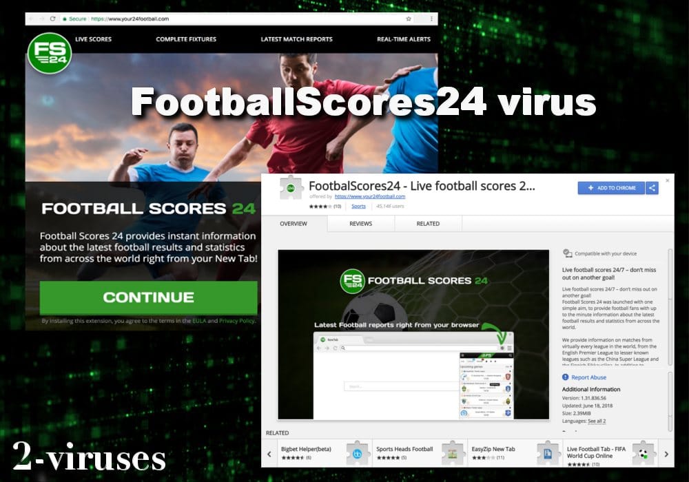footballscores24 browser hijacker