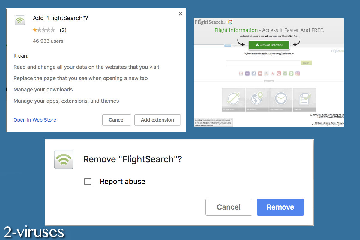 FlightSearch virus
