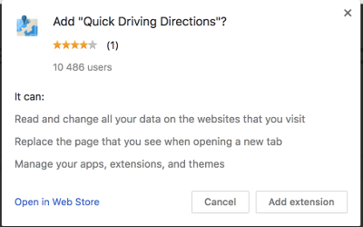 Search.hquickdrivingdirections.com Hijacker installer