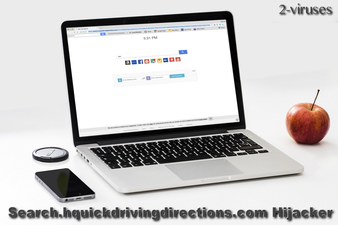 Search.hquickdrivingdirections.com Hijacker remove