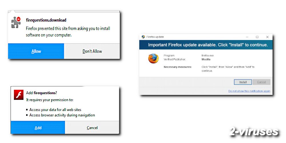 Firequestions adware virus