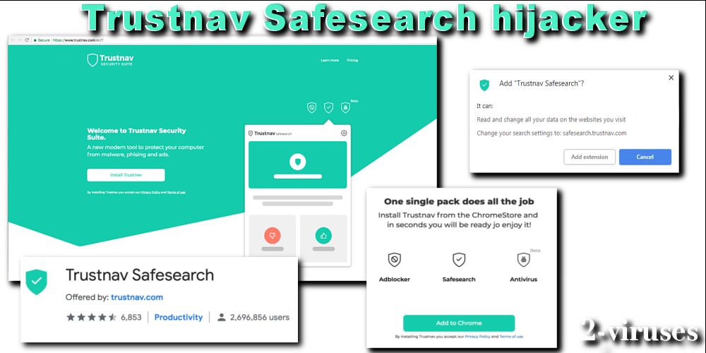 Trustnav Safesearch Hijacker How To Remove 2 Viruses Com Trustnav Safesearch Hijacker