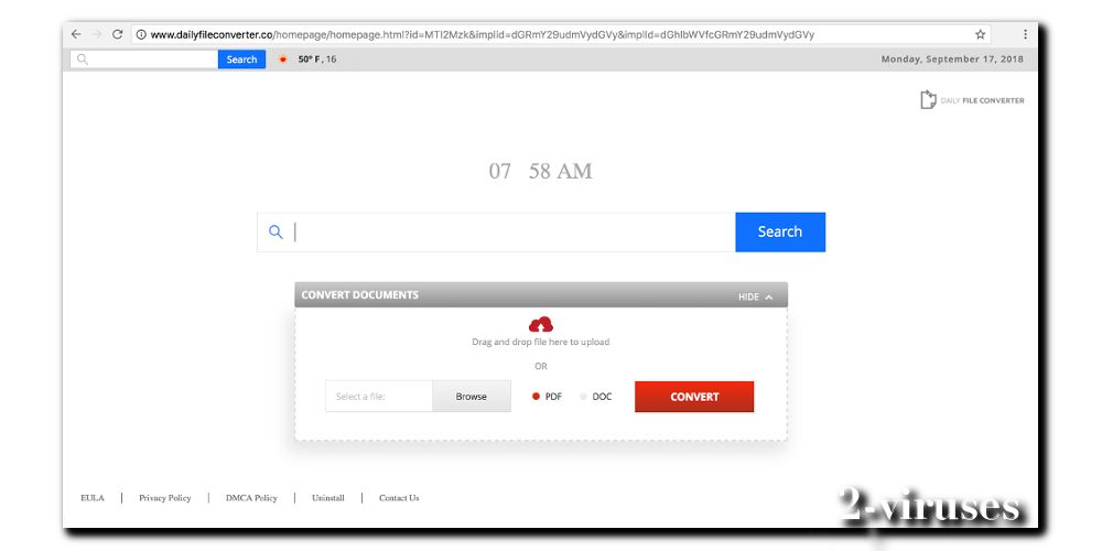 dailyfileconverter.co homepage
