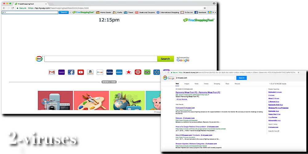 Freeshoppingtool browser hijacker virus