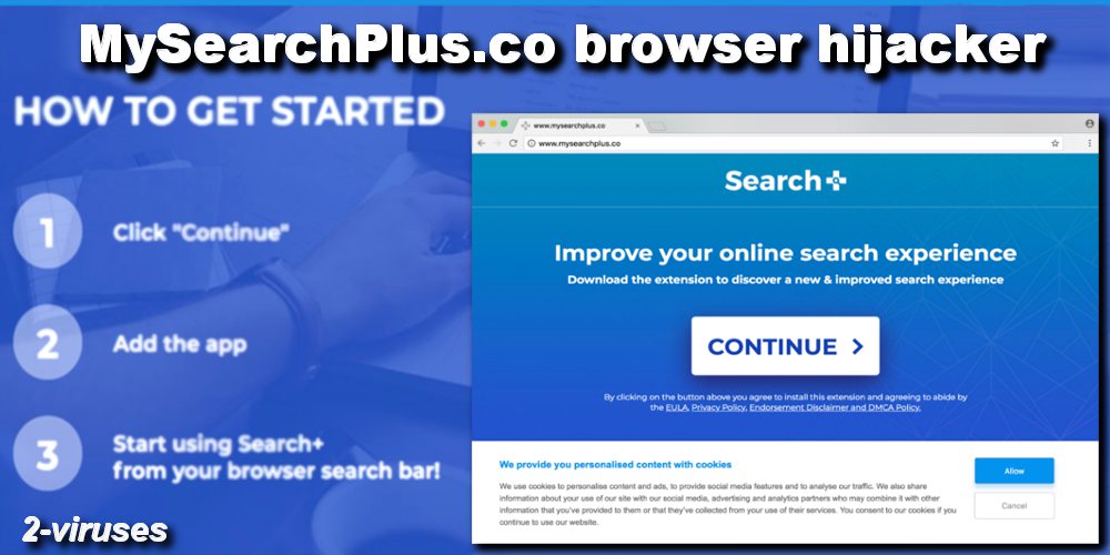 MySearchPlus.co browser hijacker virus