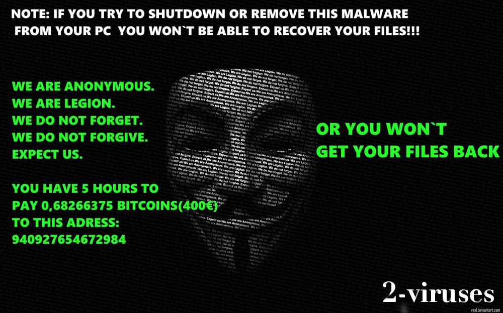 Qinynore ransomware second wallpaper