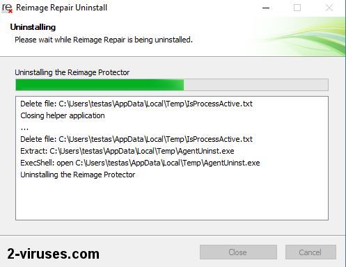 how to remove reimage
