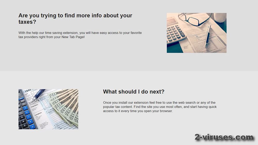 Search.heasytaxes.co Virus extension