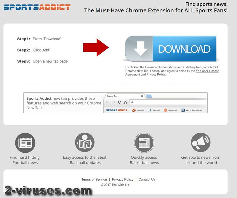 Sports Addict Hijacker How to remove Dedicated