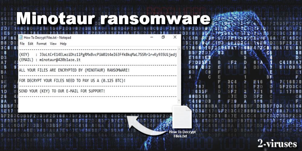 minotaur ransomware ransom note