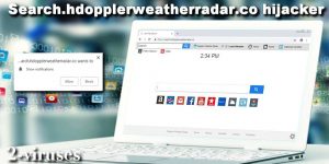 Search.hdopplerweatherradar.co browser hijacker