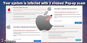 Your System Is Infected With 3 Viruses! scam