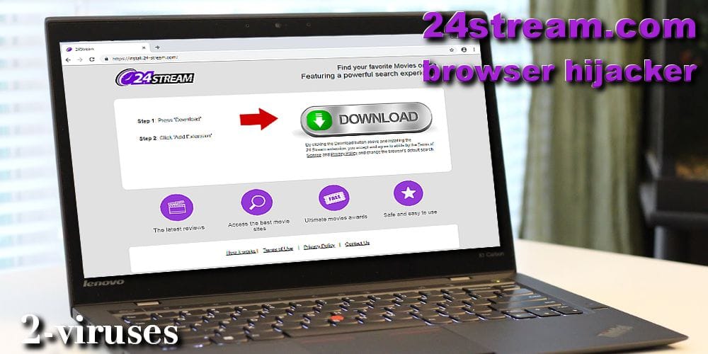 24stream.com browser hijacker