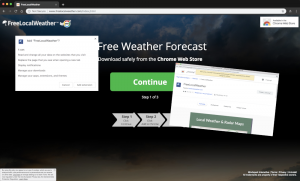 FreeLocalWeather Extension