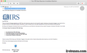 IRS Online Email Scam
