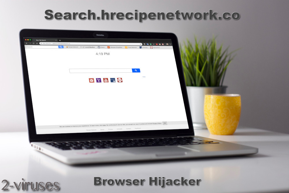 Search.hrecipenetwork.co Browser Hijacker removal