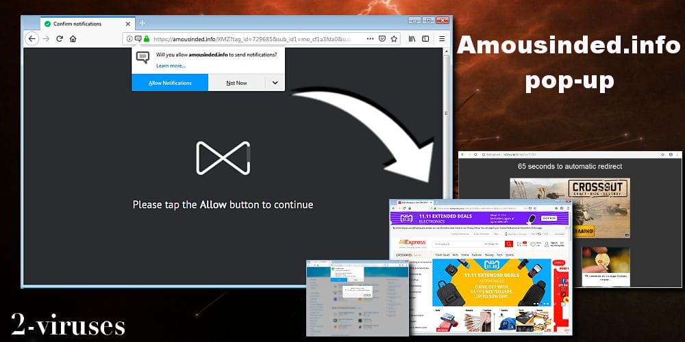 amousinded.info pop-up virus