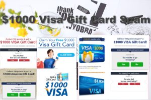 $1000 Visa Gift Card Scam