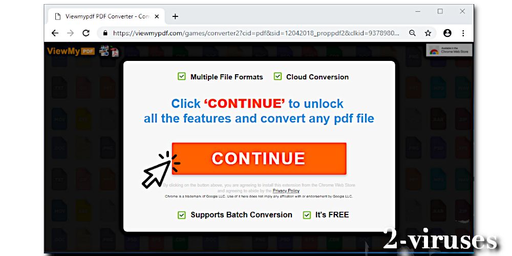 Hotchedmothe.club pop-up redirect to viewmypdf