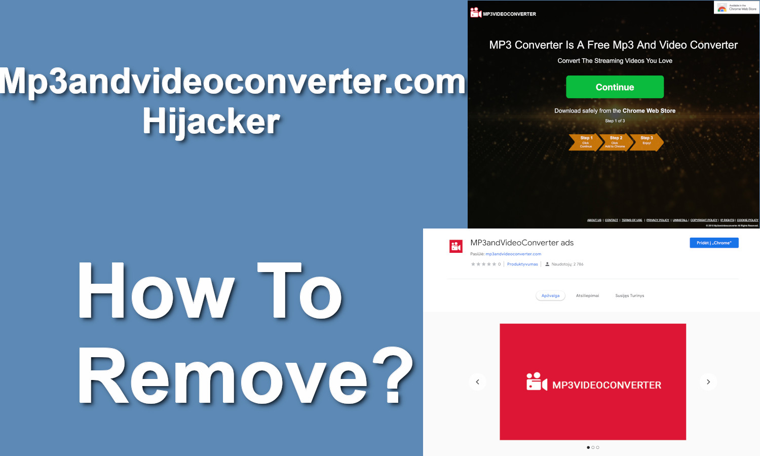 Mp3andvideoconverter.com Hijacker removal