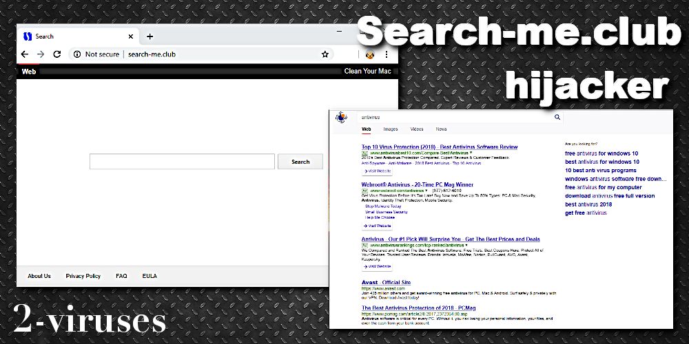 Search-me.club browser hijacker