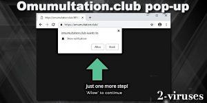 Omumultation.club pop-up