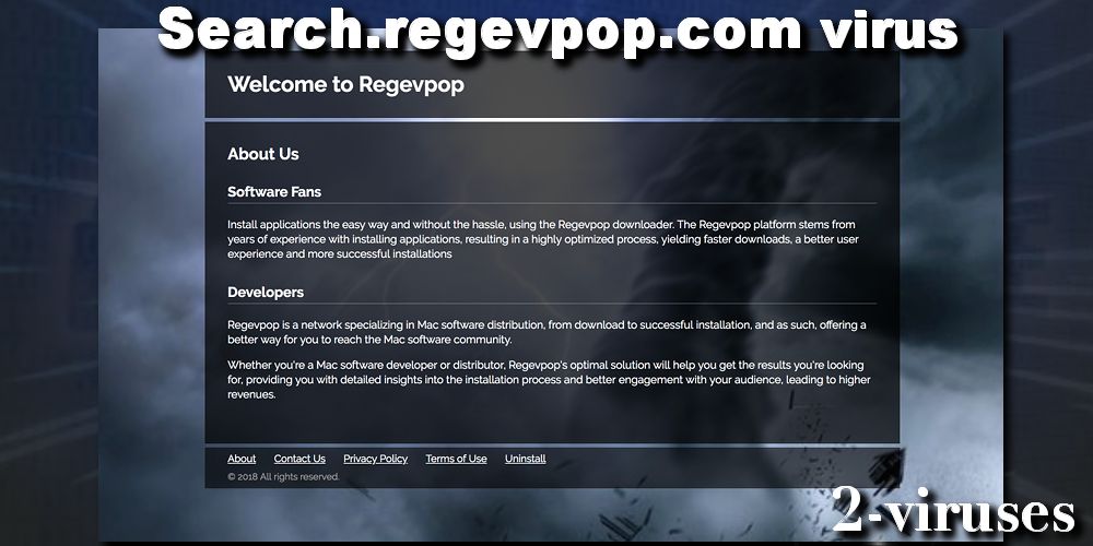 Search.regevpop.com Mac browser hijacker
